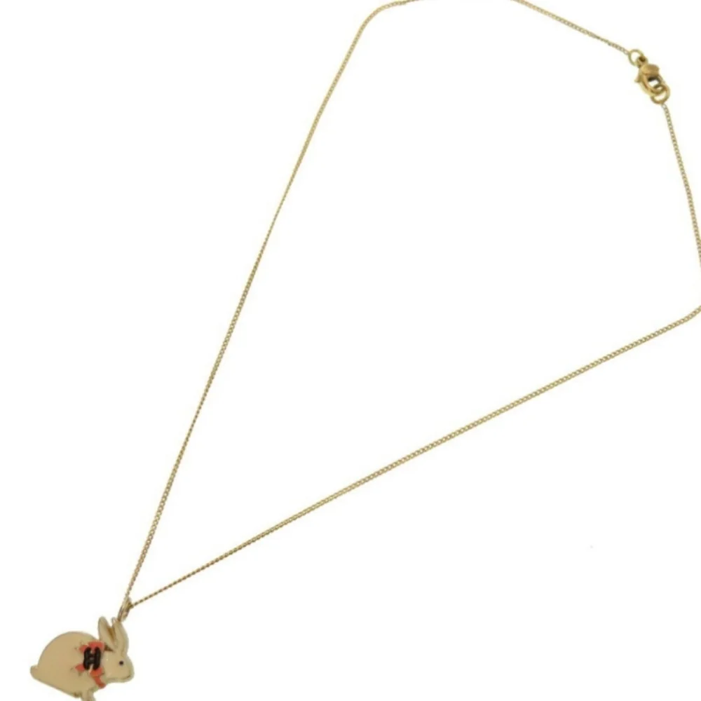 Chanel Rabbit Coco Mark 07P Gold Necklace/ GORGEOUS - Picture 3 of 5